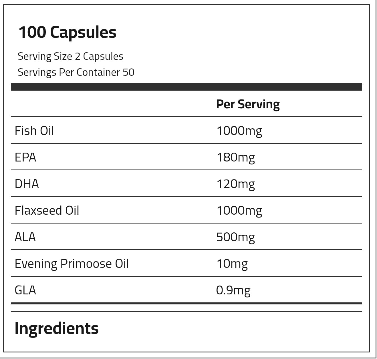 Gold Omega 3-6-9